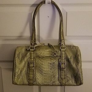 Liz Claiborne Croc Print Handbag